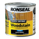 Ronseal  Quick Drying Woodstain Satin Ebony 250ml