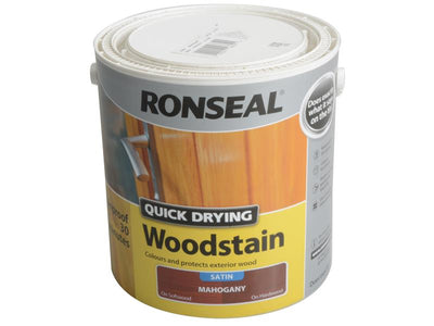 Ronseal Quick Drying Woodstain Satin Mahogany 2.5 litre – – Now available at MTN Shop UK.