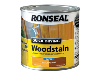 Ronseal Quick Drying Woodstain Satin Natural Pine 250ml – – Now available at MTN Shop UK.