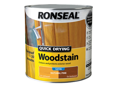 Ronseal Quick Drying Woodstain Satin Natural Pine 2.5 litre – – Now available at MTN Shop UK.