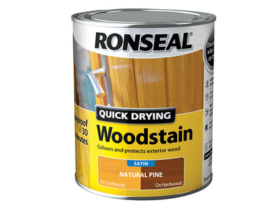 Ronseal Quick Drying Woodstain Satin Natural Pine 750ml – – Now available at MTN Shop UK.