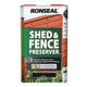 Ronseal  Shed & Fence Preserver Black 5 litre