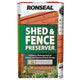 Ronseal  Shed & Fence Preserver Light Brown 5 litre