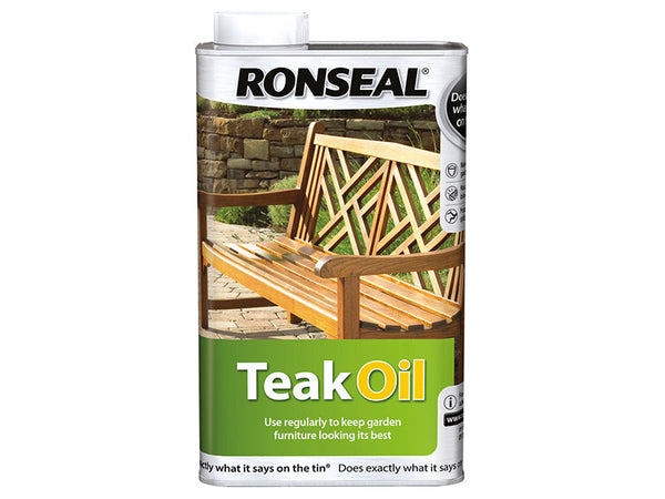 Ronseal Garden Furniture Teak Oil Can 500ml – – Now available at MTN Shop UK.