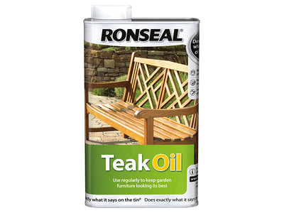 Ronseal Garden Furniture Teak Oil Can 500ml – – Now available at MTN Shop UK.