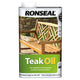 Ronseal  Garden Furniture Teak Oil Can 500ml