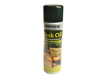Ronseal Garden Furniture Teak Oil Aerosol 500ml – – Now available at MTN Shop UK.