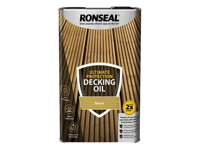 Ronseal Ultimate Protection Decking Oil Natural 5 litre – – Now available at MTN Shop UK.