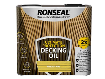 Ronseal Ultimate Protection Decking Oil Natural Pine 2.5 litre – – Now available at MTN Shop UK.