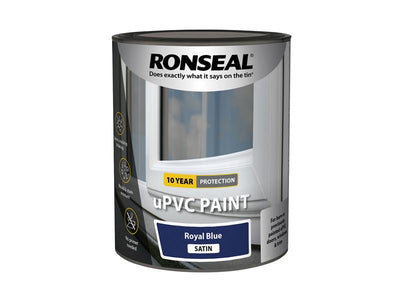 Ronseal uPVC Paint Royal Blue Satin 750ml – – Now available at MTN Shop UK.