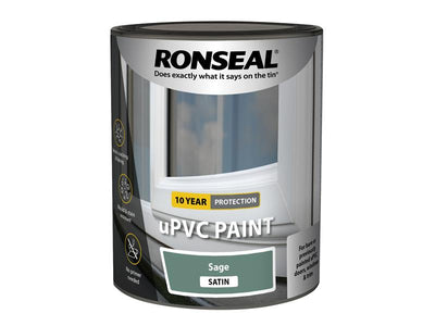 Ronseal uPVC Paint Sage Satin 750ml – – Now available at MTN Shop UK.