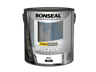 Ronseal uPVC Paint White Satin 2.5 litre – – Now available at MTN Shop UK.