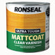 Ronseal  Ultra Tough Mattcoat Internal Clear Varnish 2.5 litre