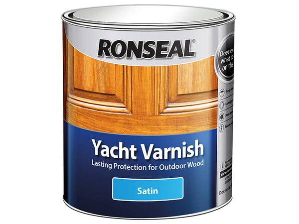 Ronseal Exterior Yacht Varnish Satin 250ml – – Now available at MTN Shop UK.