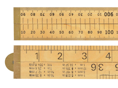 R.S.T. Wooden 4 Fold Rule 1m / 39in (Blister packed) – – Now available at MTN Shop UK.