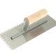 R.S.T. Notched Trowel 6mm Square Notches Wooden Handle 11 x 4.1/2in
