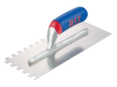 R.S.T. Notched Trowel Square 10mm² Soft Touch Handle 11 x 4.1/2in – – Now available at MTN Shop UK.