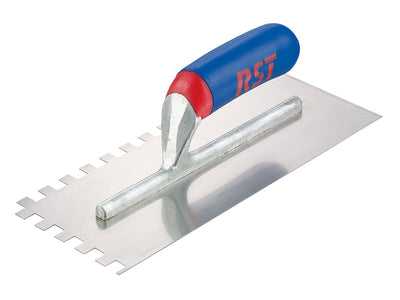 R.S.T. Notched Trowel Square 6mm² Soft Touch Handle 11 x 4.1/2in – – Now available at MTN Shop UK.