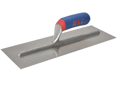 R.S.T. Plasterer's Finishing Trowel Stainless Steel Soft Touch Handle 11 x 4.1/2in – – Now available at MTN Shop UK.