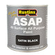 Rustins  ASAP Paint Black 500ml