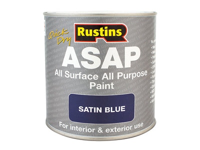 Rustins ASAP Paint Blue 500ml – – Now available at MTN Shop UK.