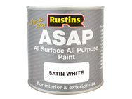 Rustins ASAP Paint White 250ml – – Now available at MTN Shop UK.