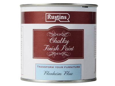 Rustins Chalky Finish Paint Blenheim Blue 250ml – – Now available at MTN Shop UK.