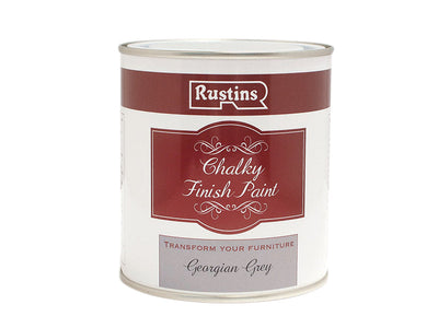 Rustins Chalky Finish Paint Georgian Grey 500ml – – Now available at MTN Shop UK.