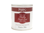 Rustins Chalky Finish Paint Windsor White 500ml – – Now available at MTN Shop UK.
