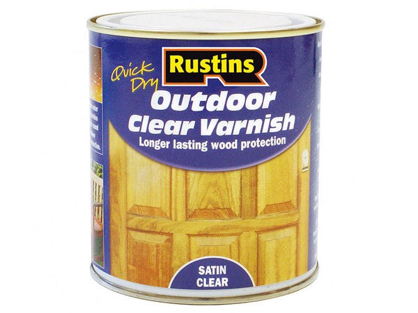 Rustins Exterior Varnish Satin 250ml – – Now available at MTN Shop UK.