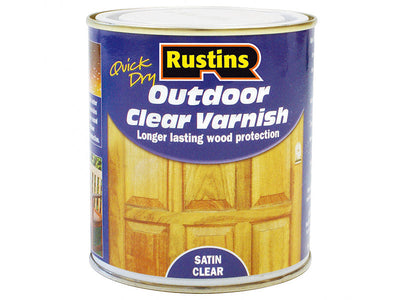 Rustins Exterior Varnish Satin 500ml – – Now available at MTN Shop UK.