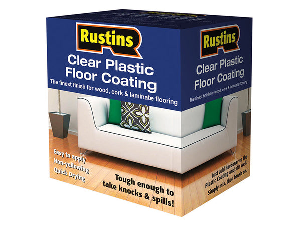 Rustins Clear Plastic Floor Coating Kit Gloss 4 litre – – Now available at MTN Shop UK.