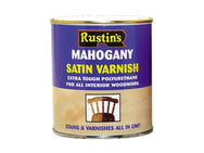 Rustins Polyurethane Varnish & Stain Satin Oak 250ml – – Now available at MTN Shop UK.