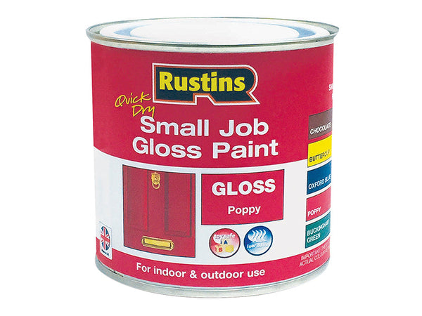Rustins Quick Dry Small Job Gloss Paint Poppy 250ml – – Now available at MTN Shop UK.