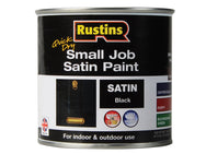 Rustins Quick Dry Small Job Satin Paint Black 250ml – – Now available at MTN Shop UK.
