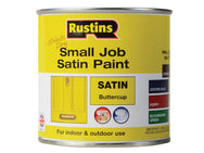 Rustins Quick Dry Small Job Satin Paint Buttercup 250ml – – Now available at MTN Shop UK.