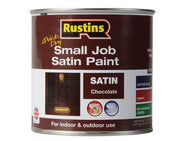Rustins Quick Dry Small Job Satin Paint Chocolate 250ml – – Now available at MTN Shop UK.