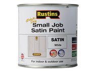 Rustins Quick Dry Small Job Satin Paint White 250ml – – Now available at MTN Shop UK.