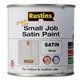 Rustins  Quick Dry Small Job Satin Paint White 250ml