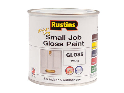 Rustins Quick Dry Small Job Gloss Paint White 250ml – – Now available at MTN Shop UK.