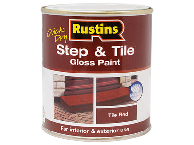Rustins Quick Dry Step & Tile Paint Gloss Red 1 litre – – Now available at MTN Shop UK.