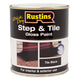 Rustins  Quick Dry Step & Tile Paint Gloss Black 1 litre