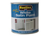 Rustins Quick Dry White Satin Paint 1 Litre – – Now available at MTN Shop UK.