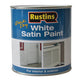 Rustins  Quick Dry White Satin Paint 1 Litre