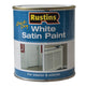 Rustins  Quick Dry White Satin Paint 500ml