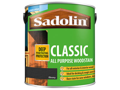 Sadolin Classic Wood Protection Ebony 2.5 litre – – Now available at MTN Shop UK.