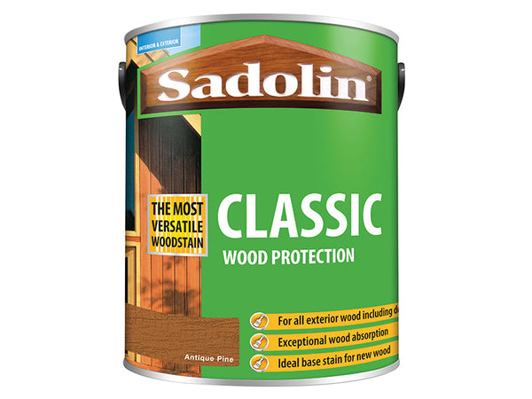 Sadolin Classic Wood Protection Antique Pine 5 litre – – Now available at MTN Shop UK.