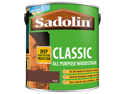 Sadolin Classic Wood Protection Teak 2.5 litre – – Now available at MTN Shop UK.