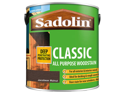Sadolin Classic Wood Protection Jacobean Walnut 2.5 litre – – Now available at MTN Shop UK.