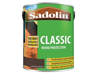 Sadolin Classic Wood Protection Jacobean Walnut 5 litre – – Now available at MTN Shop UK.